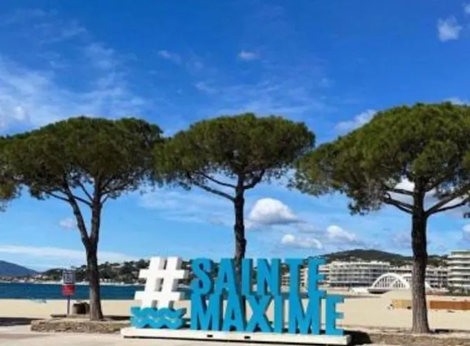 Apartmán With Pool Magnificent Sea View 80m To Sainte-Maxime